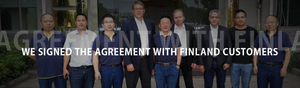 We signed the agreement with Finland customers